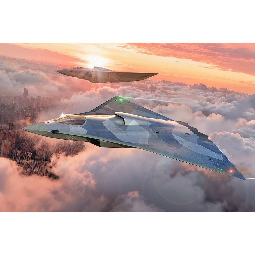 【新製品】01689 1/72 中国人民解放軍空軍 J-36