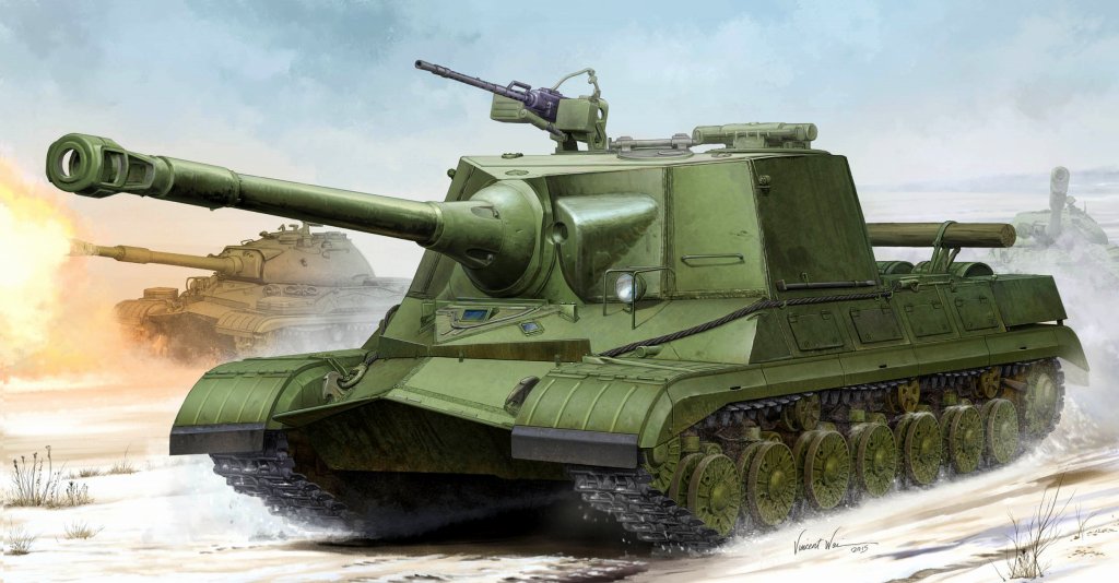 【新製品】05544)ソビエト軍 オブイェークト268 重駆逐戦車