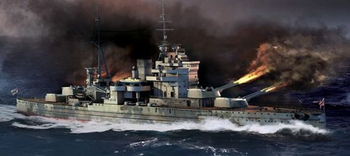 【新製品】05794)英海軍 戦艦 クイーン・エリザベス 1941
