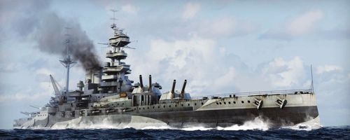 【新製品】05799 英国海軍 クィーン・エリザベス級 戦艦 マレーヤ 1943