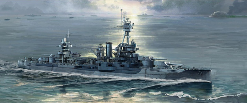 【新製品】6264)アメリカ海軍 戦艦 ニューヨーク BB-34