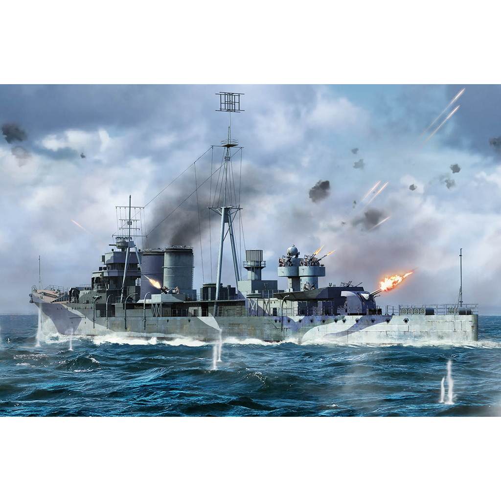 【新製品】06742 1/700 イギリス海軍 軽巡洋艦 HMS コロンボ