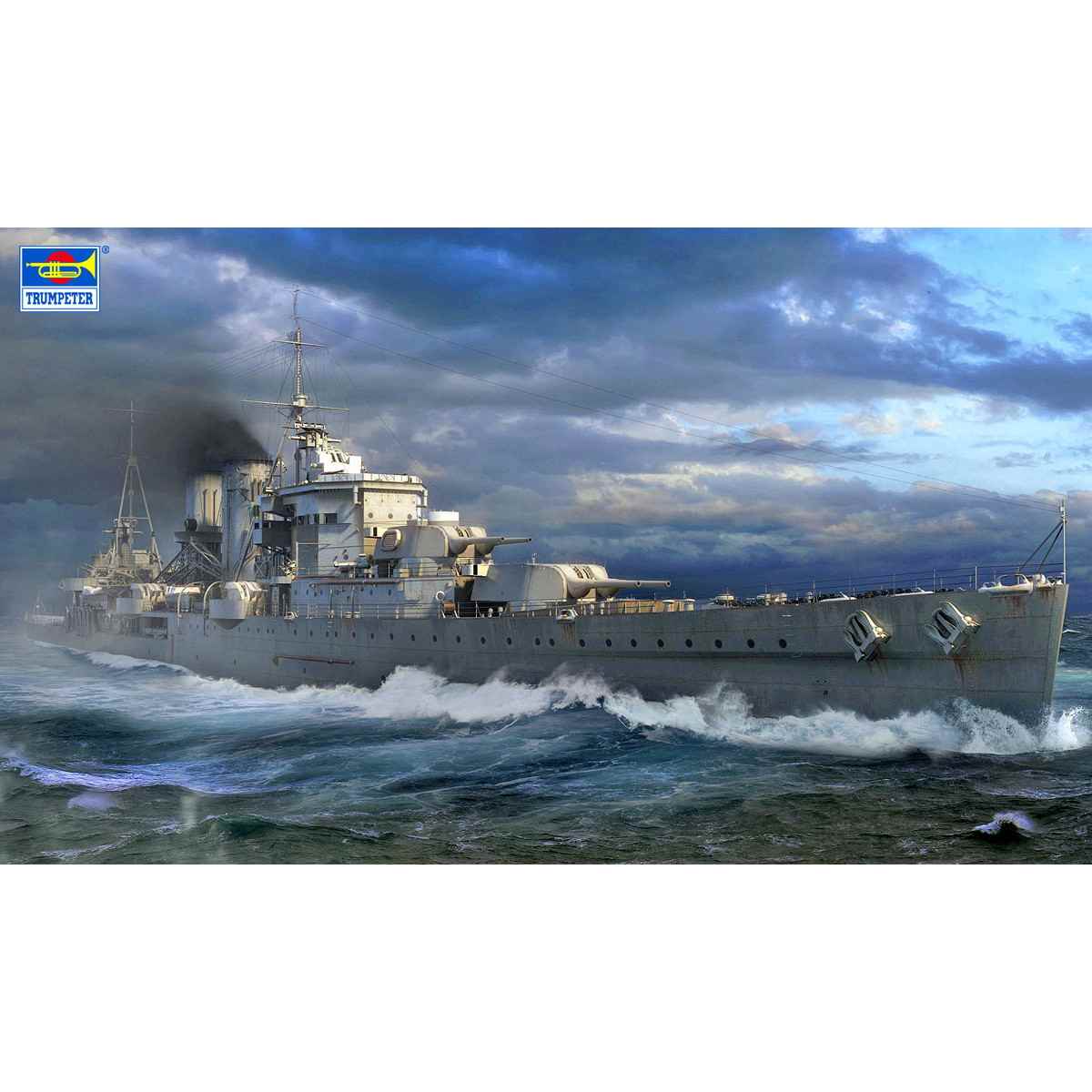 【新製品】06744 1/700 イギリス海軍 ヨーク級重巡洋艦 HMS エクセター
