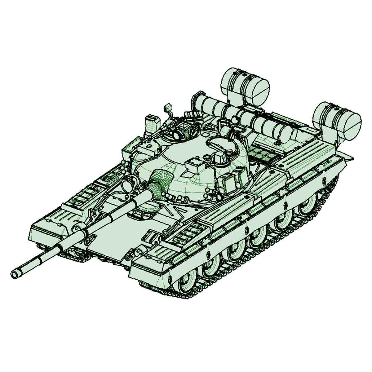 【新製品】07144 ソビエト軍 T-80B 主力戦車