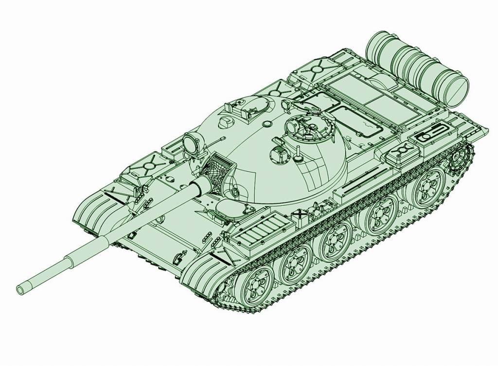 【新製品】07146)T-62 1962年型