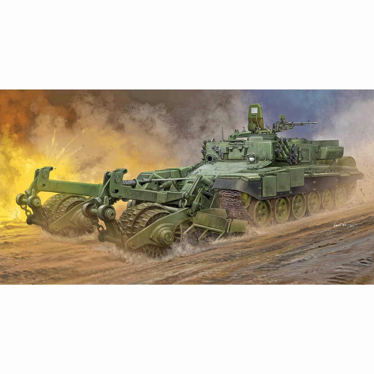 【新製品】09552 ロシア連邦軍 BMR-3 地雷処理戦車