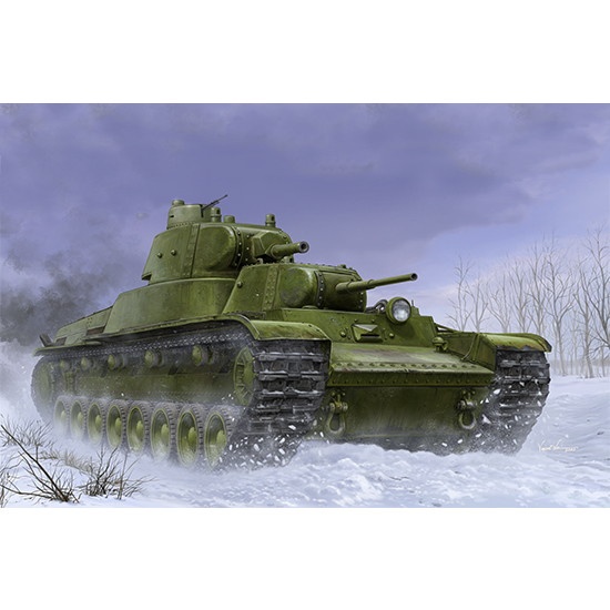 【新製品】09590 1/35 ソビエト軍 T-100多砲塔重戦車