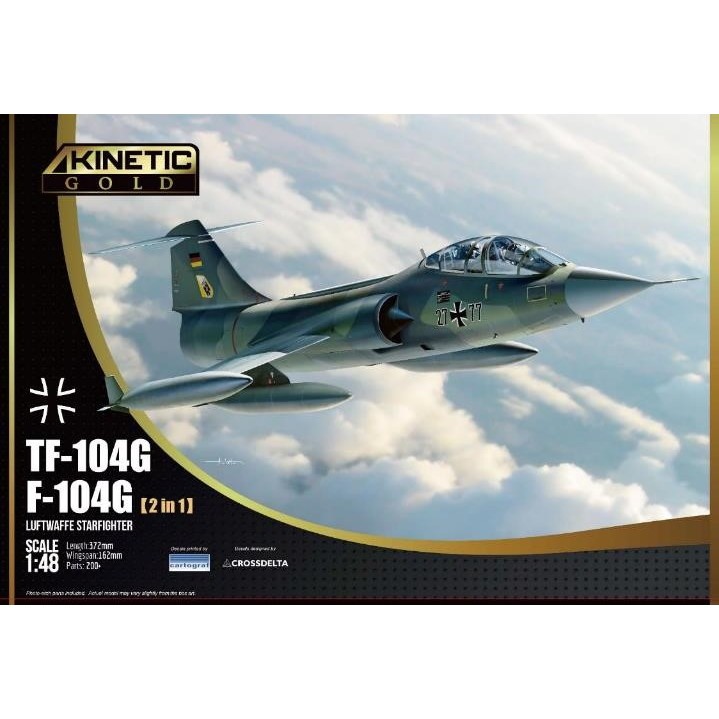 【新製品】K48089 TF-104G/F-104G スターファイター ドイツ空軍 (2 in 1)