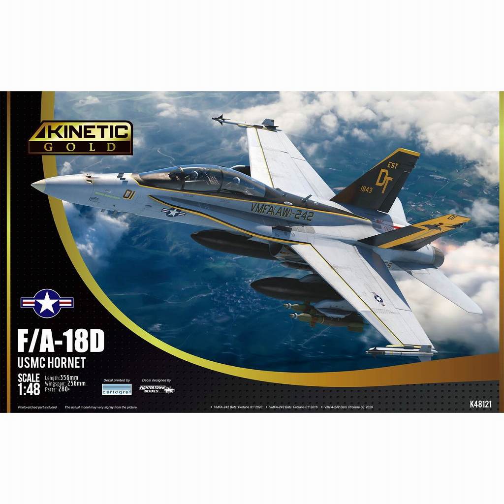 【新製品】K48121 1/48 F/A-18D ホーネット VMFA-242