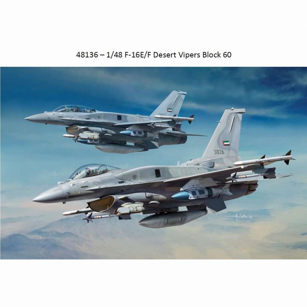 【新製品】K48136 1/48 F-16E/F ブロック60 UAE
