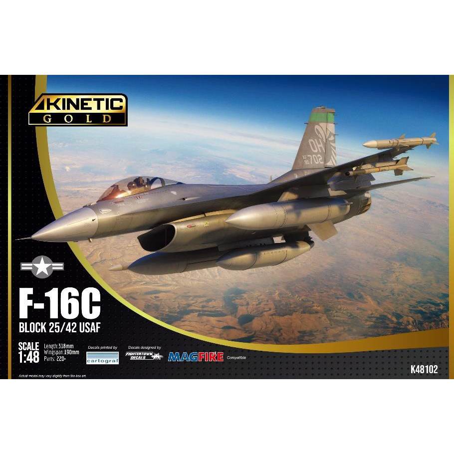 【新製品】K48102 1/48 F-16C ブロック25/42 米空軍