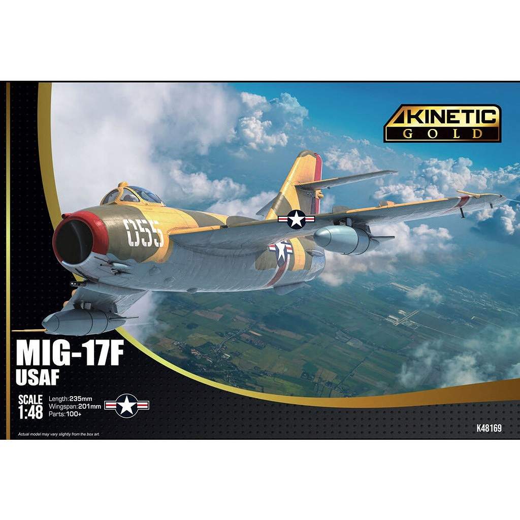 【新製品】K48169 1/48 アメリカ空軍 ミグ MiG-17F フレスコ