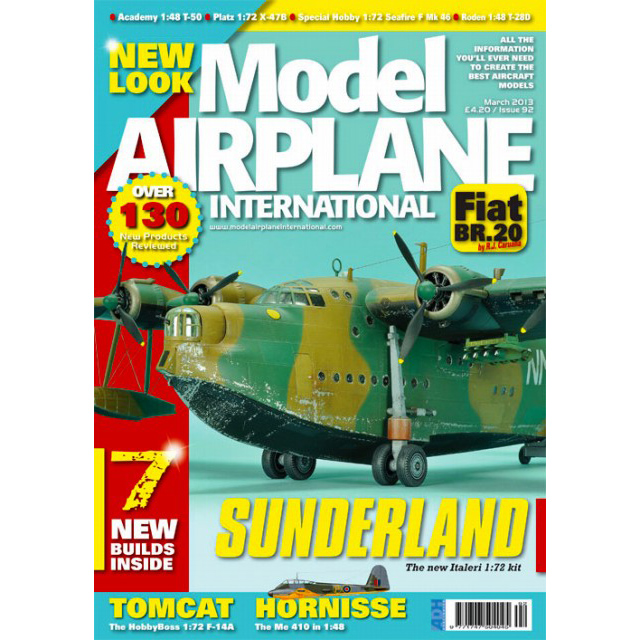 【新製品】[9771747504922] モデルエアプレーンインターナショナル 92)1/72サンダーランド 1/72F-14A 1/48Me410