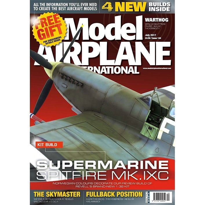 【新製品】モデルエアプレーンインターナショナル 144)SUPERMARINE SPITFIRE Mk.IXC