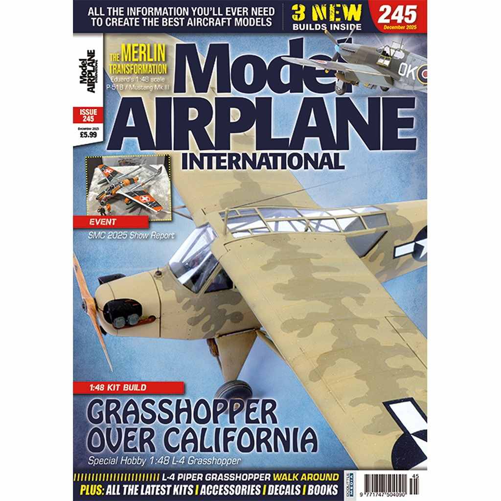 【新製品】モデルエアプレーンインターナショナル 245 GRASSHOPPER OVER CALIFORNIA