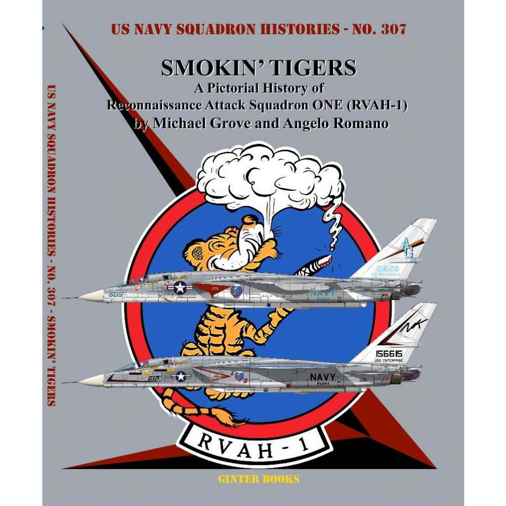 【新製品】米海軍飛行隊史 307 スモーキンタイガーズ アメリカ海軍 第1偵察攻撃(重)戦隊(RVAH-1)