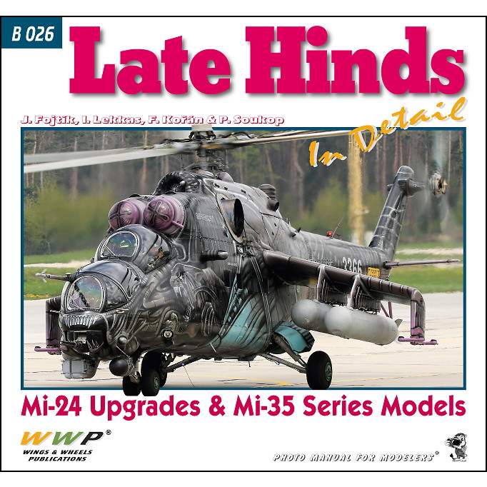 【新製品】B026 現用 ソ/露 ハインド後期型 Mi-24アップグレード&Mi-35シリーズ写真集