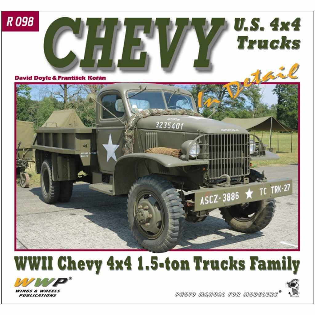 【新製品】R098 WWII アメリカ シェビー4x4トラック ディテール写真集