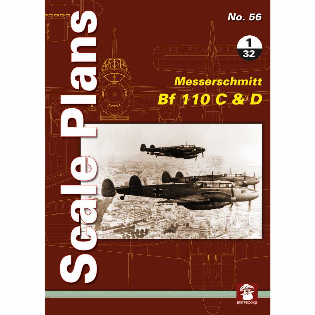 【新製品】Scale Plans No.56)メッサーシュミット Bf110C/D
